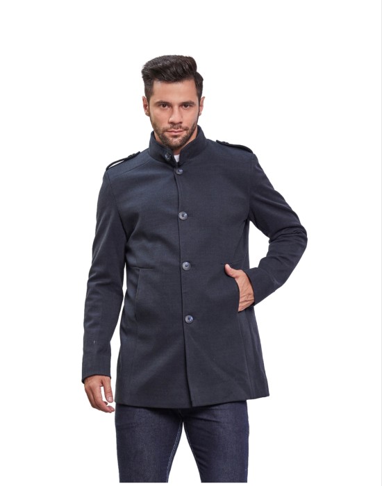 Mens blue cheap winter coat