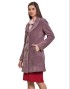 Women Coat Mauve Color