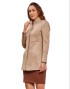Women Coat Taupe Color