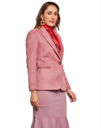 Women Coat Pink Color