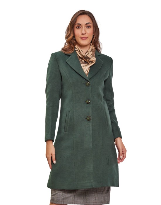 Forest green shop women's coat