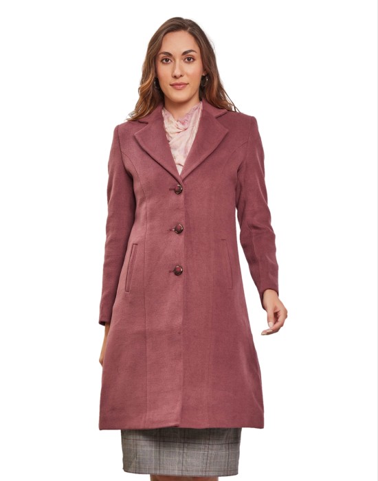 Women Jacket Plum Color