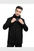 Men Coat Deep Black Color