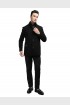 Men Coat Deep Black Color