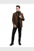 Men Coat Deep Tan Color