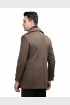 Men Coat Cinnamon Color