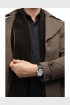 Men Coat Cinnamon Color