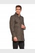 Men Coat Brown Color