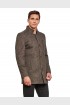 Men Coat Brown Color