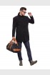 Men Coat Dark Night Color