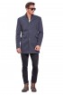 Men Coat Royal Blue