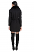 Women Coat Pitch black