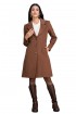 Women Coat Chestnut