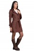 Women Coat Cinnamon