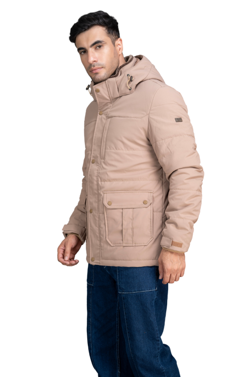 Men Jacket Khaki